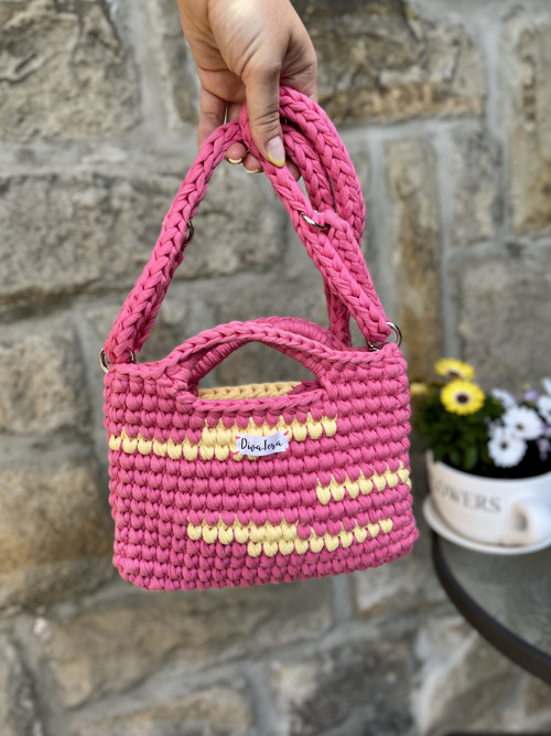 Crossbody kabelka Naty pink
