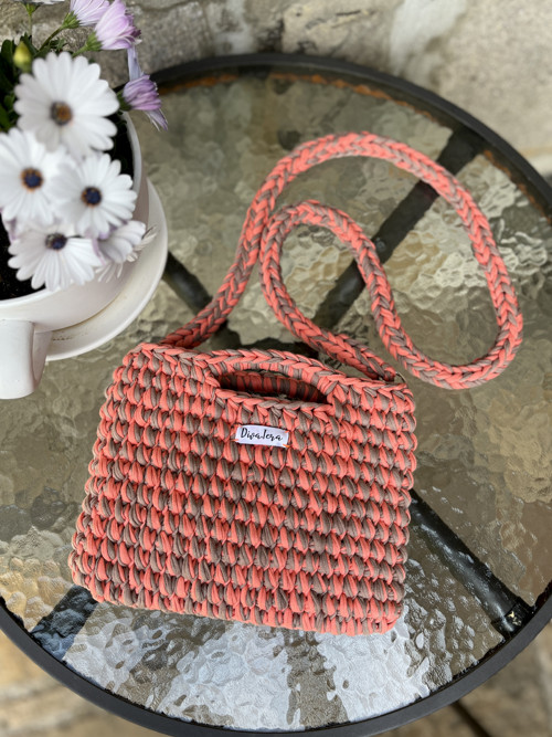Crossbody kabelka Naty peach