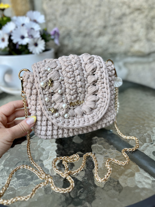 Mini kabelka pearl