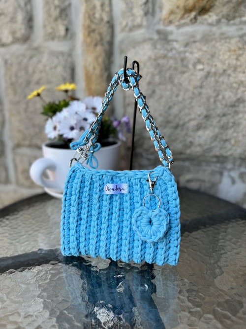 Mini kabelka little love blue
