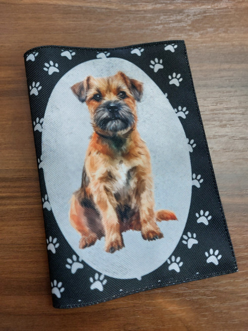 Obal na očkovací průkaz - teriér