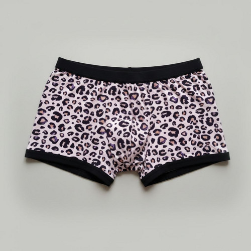 Pánské boxerky Růžový leopard