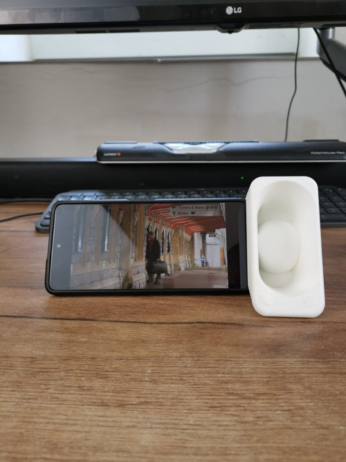 Akustický Stojánek na Mobil - Basic - Pearl White