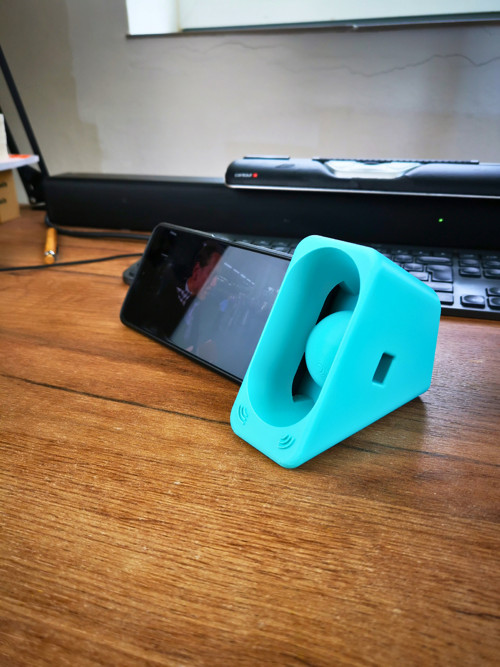 Akustický Stojánek na Mobil - Basic - Coral Blue