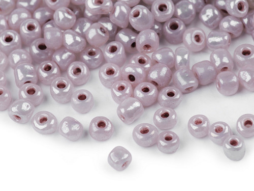 Rokajl 6/0 - 4mm (50g) - fialová křídová