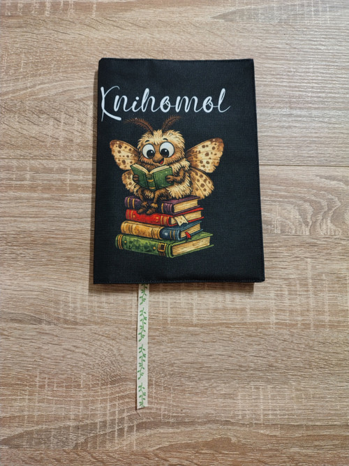 Rostoucí obal na knihu knihomol