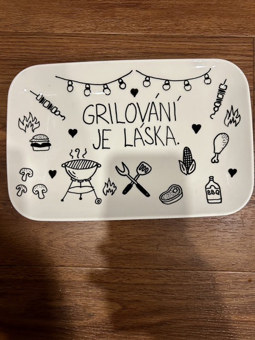 Malovaný talíř
