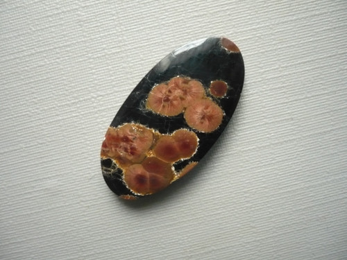 Kabošon - peanut obsidián 26 mm, č.5 — foto 1
