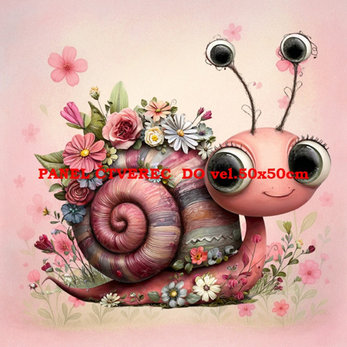 Bavlněný panel 25x25 cm - skladem — foto 1