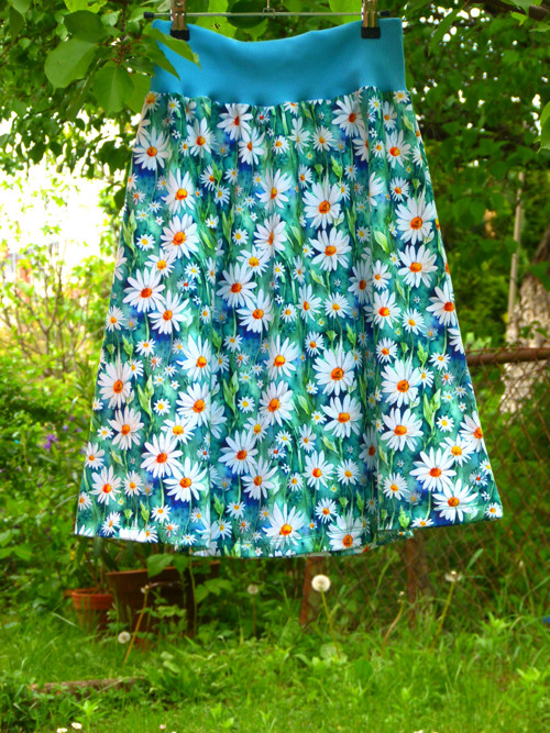 Sukně kopretiny áčková S, M, L/XL