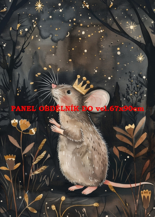 Bavlněný panel 7x10 cm - skladem — foto 1