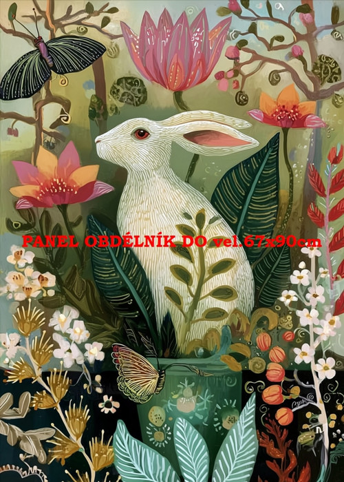 Bavlněný panel 7x10 cm - skladem — foto 1