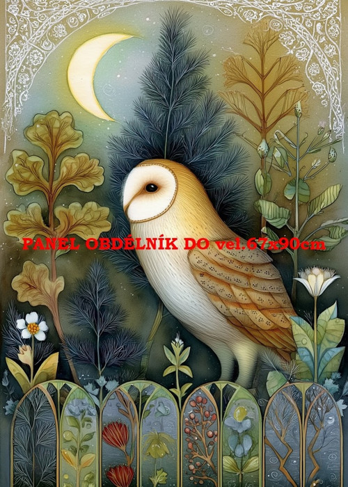 Bavlněný panel 7x10 cm - skladem — foto 1