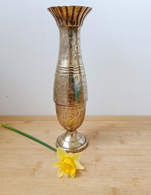Mosazná váza 26 cm