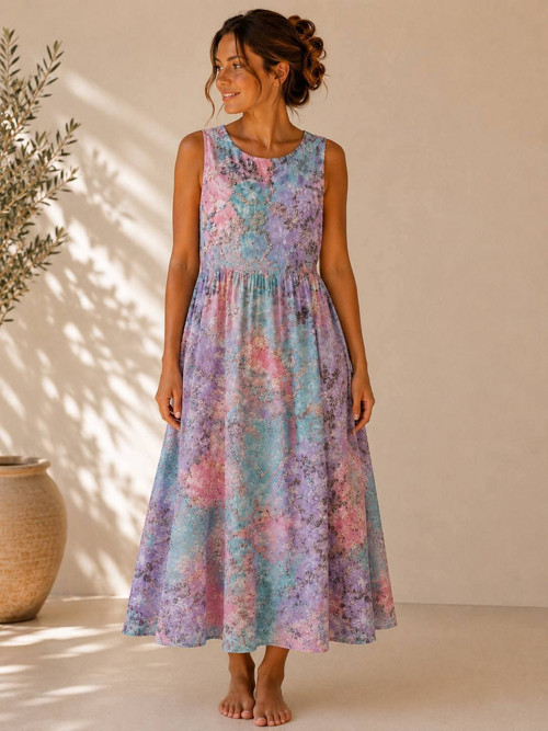 Letní šaty Viola - velikost 36- 44 — foto 1