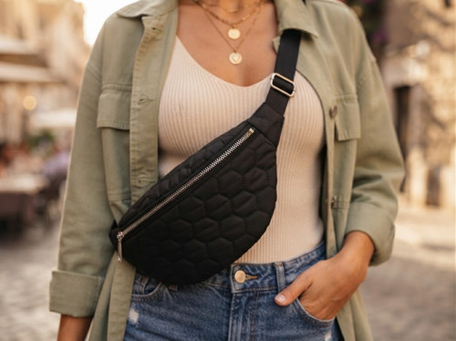 Dámská crossbody ledvinka - voděodolná