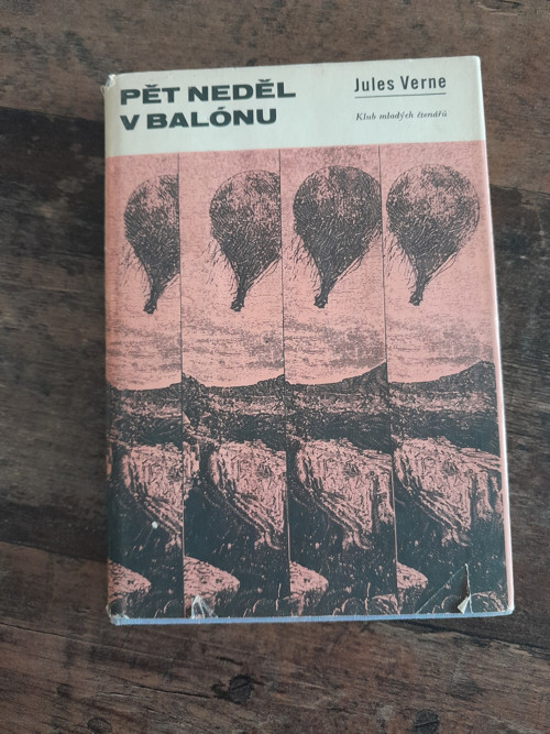 Kniha...Pět neděl v balónu