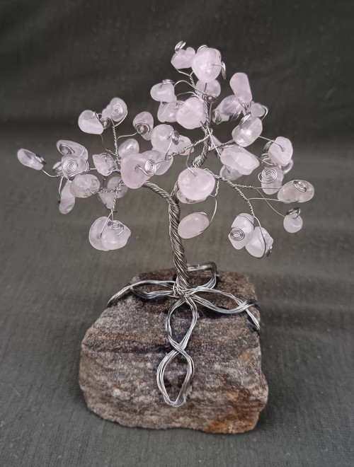 Strom života - růženín - kámen lásky (9,5 cm)
