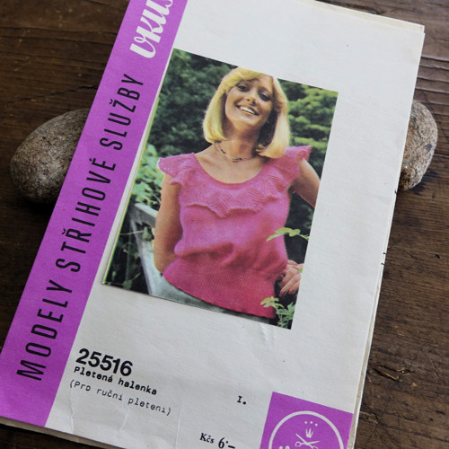 VKUS 25516 ... pletená halenka — foto 1