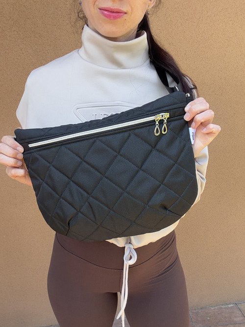 Crossbody Ledvinka maxi Andy prošívaná