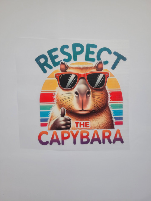 Nažehlovačka "Respect capybara"