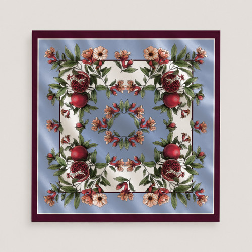 Saténový šátek GRATIA | personalizace 90x90
