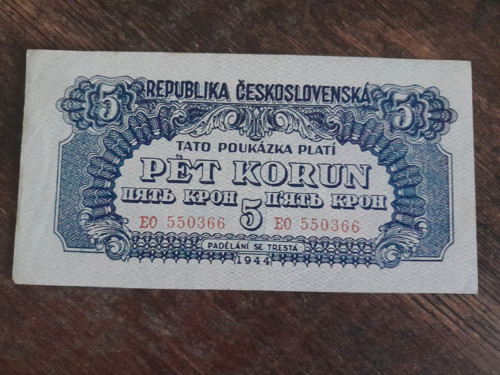 5 korun 1944