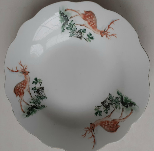 Dětský talíř hluboký s jeleny