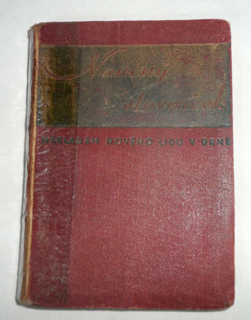 F. V. Pokorný: NAUČNÝ SLOVNÍČEK, 1941