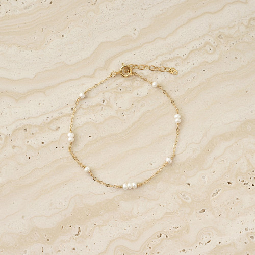 Aura | Minimalistický Náramek S Perličkami