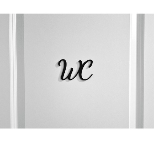 Nápis WC
