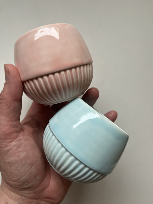 Set porcelánovách kalíšků