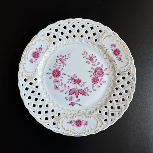 Hutschenreuther Závěsný talíř 21 cm, vínový dekor
