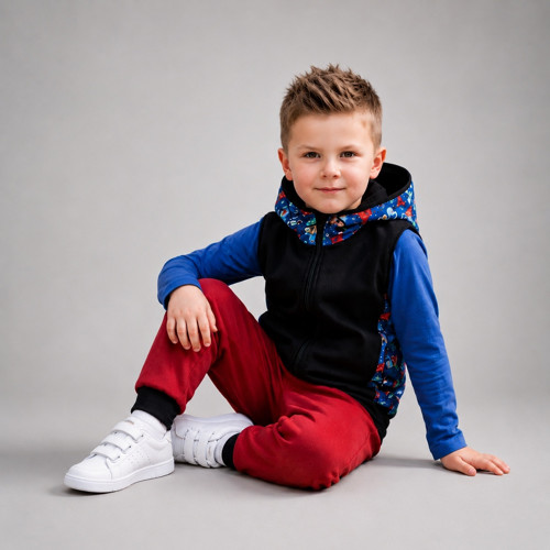Chlapecká softshellová vesta s kapucí / bez kapuce