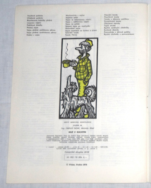 Dufek, Pilař: MUŽ v KUCHYNI, 1978