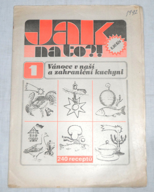 VÁNOCE v naší a zahraniční kuchyni, č. 1, 1992