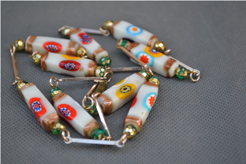Letní náhrdelník - millefiori — foto 1