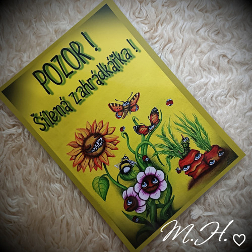 Pozor! Šílená zahrádkářka!