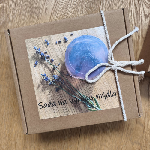 Sada na výrobu levandulového mýdla - 100%Hand made