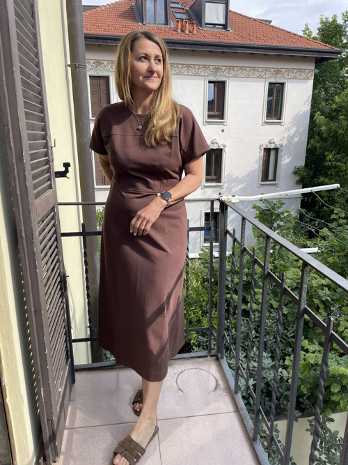 Dámské šaty EVELIN z BIO úpletu.