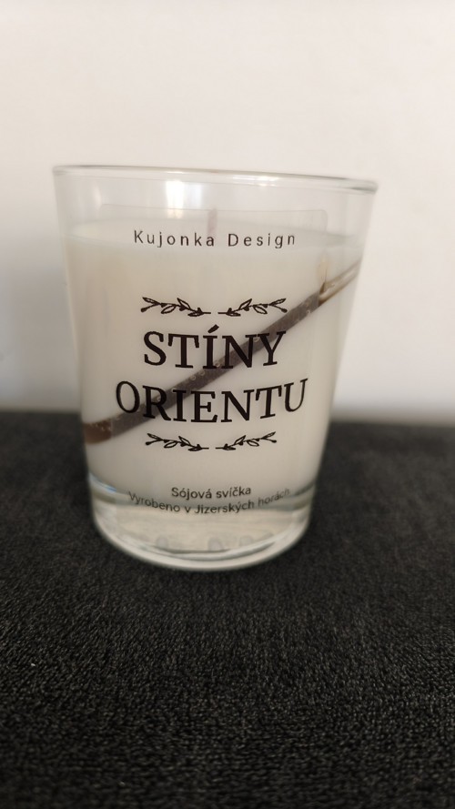 Sójová svíčka stíny orientu