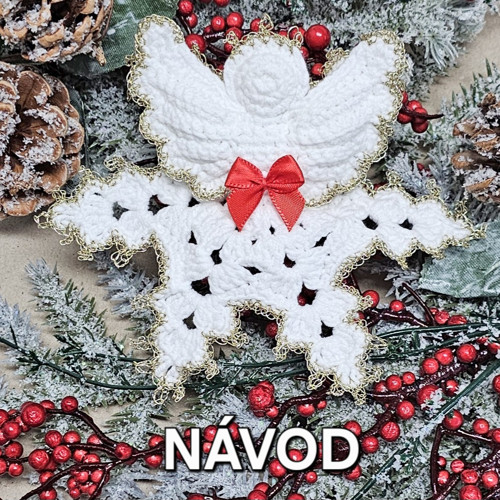 Návod Anděl vločka
