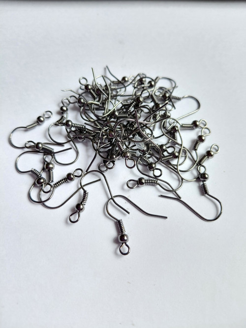 Afroháčky s kuličkou gunmetal
