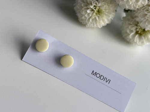 Minimalistické polymerové náušnice - malé pecky