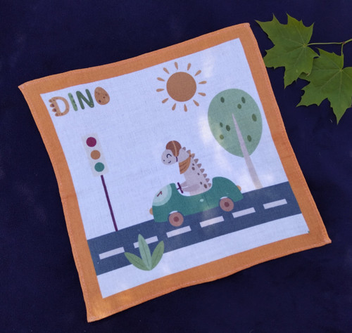 Mušelínové kapesníky s dinosaury (různé vzory)