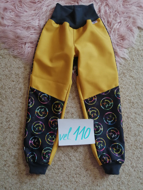 Letní softshellové kalhoty 110 smajlík — foto 1