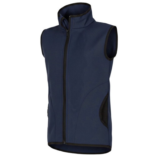 Softshell vesta s fleecem tmavě modrá