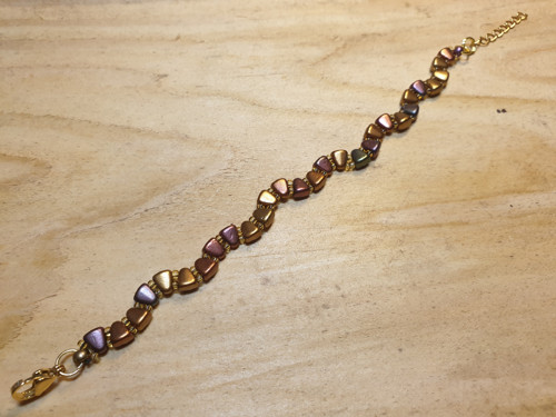 Náramek Nib-Bit zlatavý