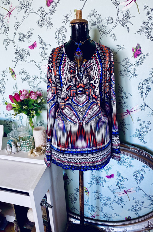 Tunika boho aztécká — foto 1