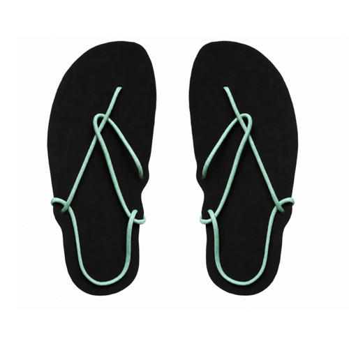 Sandály (černá x pastel green) — foto 1